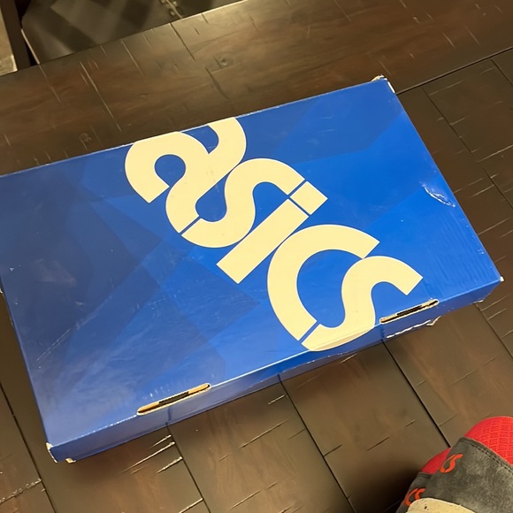 ASICS Shaw Runner shoes sneakers H593L 1616 grey new Mens Size 11.5 - Picture 10 of 11